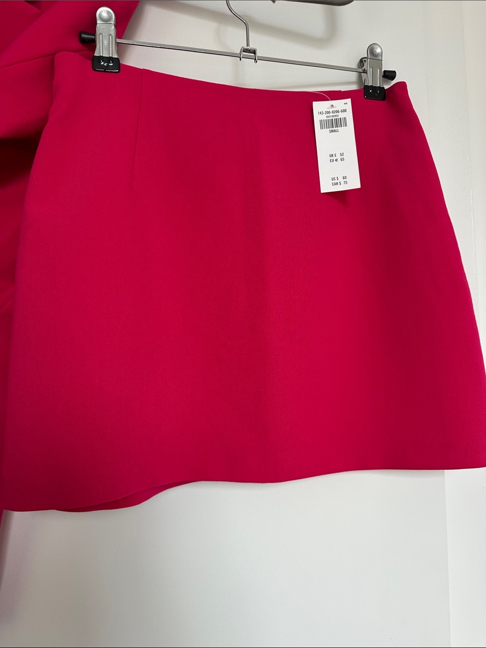 NEW Abercrombie & Fitch Hot Pink Blazer and Skirt Set - Picture 3 of 3